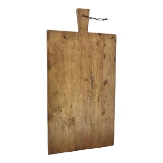 Vintage Large Rectangular French Charcuterie Board For Sale