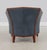 Stickley Cherry Blue Leather Club Chair For Sale In Philadelphia - Image 6 of 16