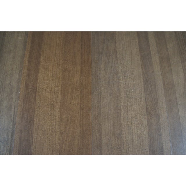 1960s Tell City Chair Co. Hard Rock Maple Colonial Style Round Extendable Dining Table For Sale - Image 9 of 13