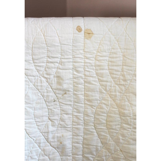 Vintage Maple Leaf Quilt For Sale - Image 9 of 12