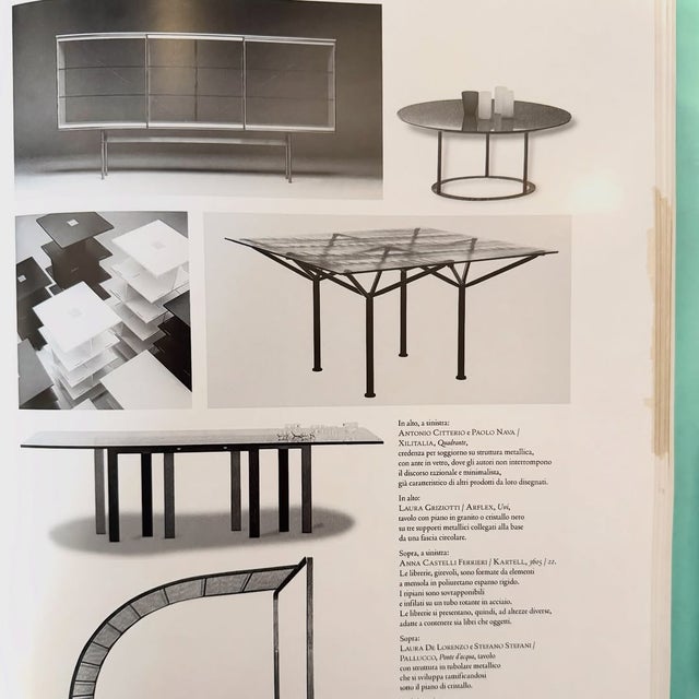 "ponte d'acqua" dining table designed by laura de lorenzi and stefano stefani for pallucco, 1980s. black painted metal...