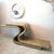 An incredible sinuous postmodern lacquered console table, Karl Springer / Jay Spectre style, USA 1980s. It's deep cream,...