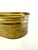 Mid-Century Modern Vintage Mid Century Large Oval Brass Jardinière Trough Planter For Sale - Image 3 of 11