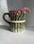 Late 20th Century Vintage Asparagus Ribbon Pitcher For Sale - Image 5 of 9