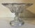 Antique 19th Century American Flint Glass Footed Compote Fruit Bowl Raised Panel or Petal Pattern Circa 1850 For Sale - Image 4 of 12