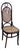 Late 19th Century Vienna Secession Bent Oak & Cane High Back Side Chair No. 17 Attributed to Thonet For Sale