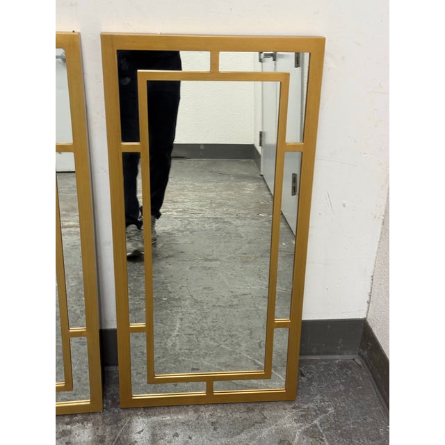 Gold Cooper Classics Benedict Mirrors, Pair For Sale - Image 8 of 12