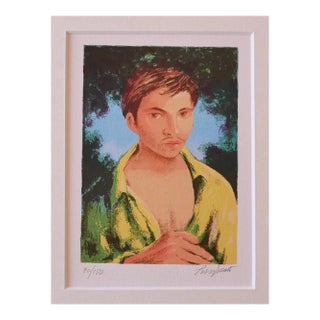 Purified Domenico, Portrait, Screenprint, 1975 For Sale