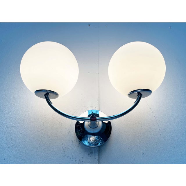 Mid-Century Modern Swiss Space Age Type 1804 Chrome Sconce by E.R. Nele for Temde, 1960s For Sale - Image 18 of 18
