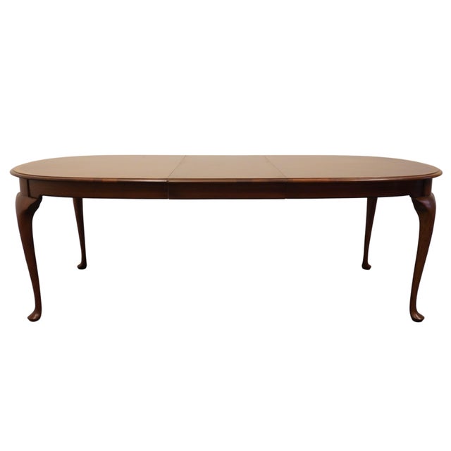 Hickory Chair Furniture Company Hickory Chair James River Mahogany Traditional Style 86″ Oval Dining Table 576 For Sale - Image 4 of 11