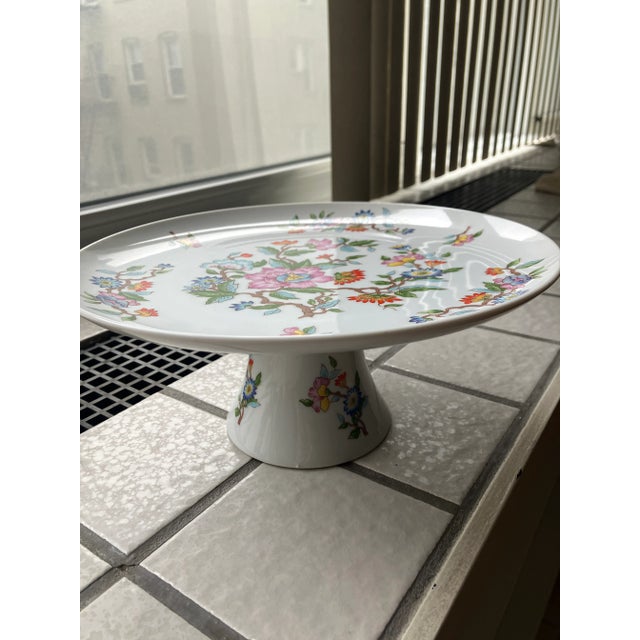 1980s Le Hardin by Dolphin Cake Plate For Sale - Image 4 of 10