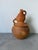 Contemporary Large Vintage Organic Handmade Terracotta Vase For Sale - Image 3 of 12
