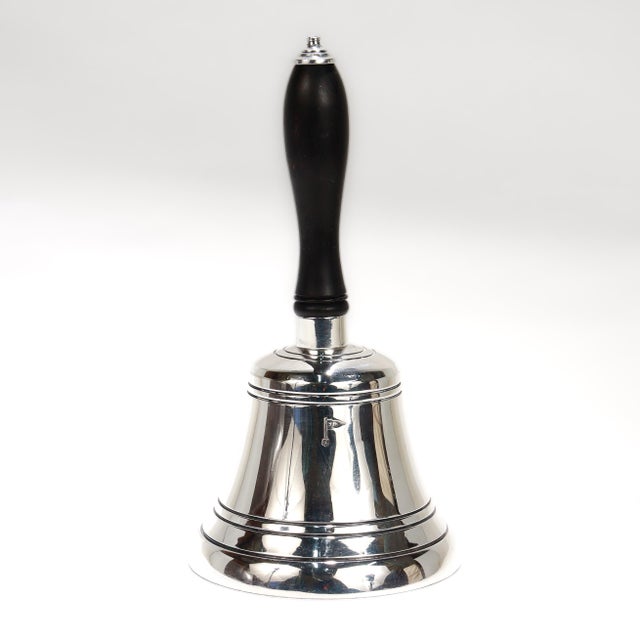 Vintage English Silver Plate Table Bell by Walker & Hall, 1962 For Sale - Image 15 of 15