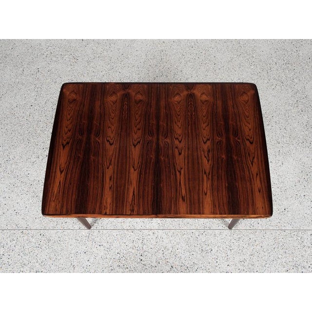 Midcentury Extendable Dining Table in Rosewood attributed to Alf Aarseth for Gustav Bahus 1960s For Sale - Image 4 of 12