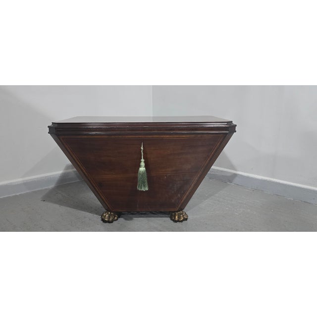 Hollywood Regency Inlaid Mahogany Wine Cooler by Edwards and Roberts, 1800 For Sale - Image 3 of 18