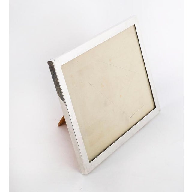 Vintage Sterling Silver Rectangular Portrait Photo Frame, 21st Century For Sale - Image 3 of 10