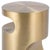 Regina Andrew Nathan Steel Side Table, Brass For Sale - Image 4 of 7