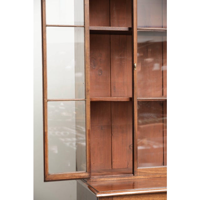 Antique English Gothic-Style Cabinet with Curved Wood, 1800s For Sale - Image 11 of 18