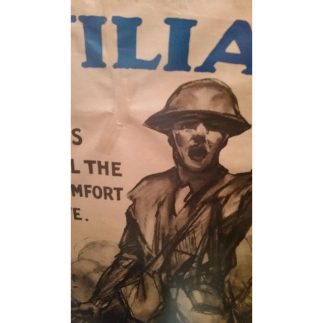 1910s Early 20th Century Antique World War 1 National Jewish Welfare Board Recruitment Poster For Sale - Image 5 of 8