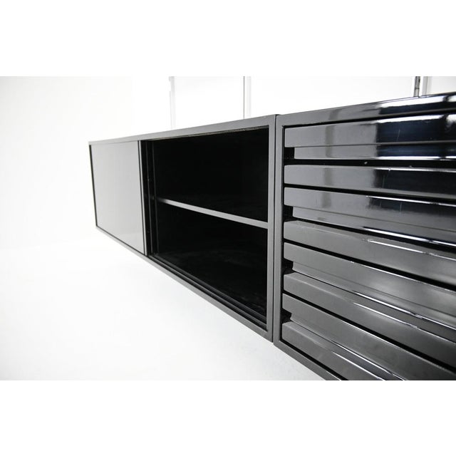 Wall Unit E22 attributed to Osvaldo Borsani for Tecno, 1950s For Sale - Image 6 of 15