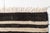 Anatolian Black & White Stripe Kilim Runner For Sale - Image 9 of 10