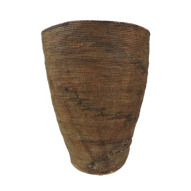 Early 20th Century Tutsi Tight Weave Basket Rwanda For Sale In Denver - Image 6 of 6