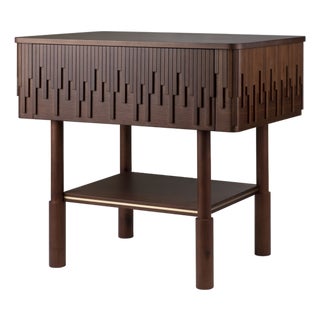 Campbell Bedside Table by Wood Tailors Club For Sale