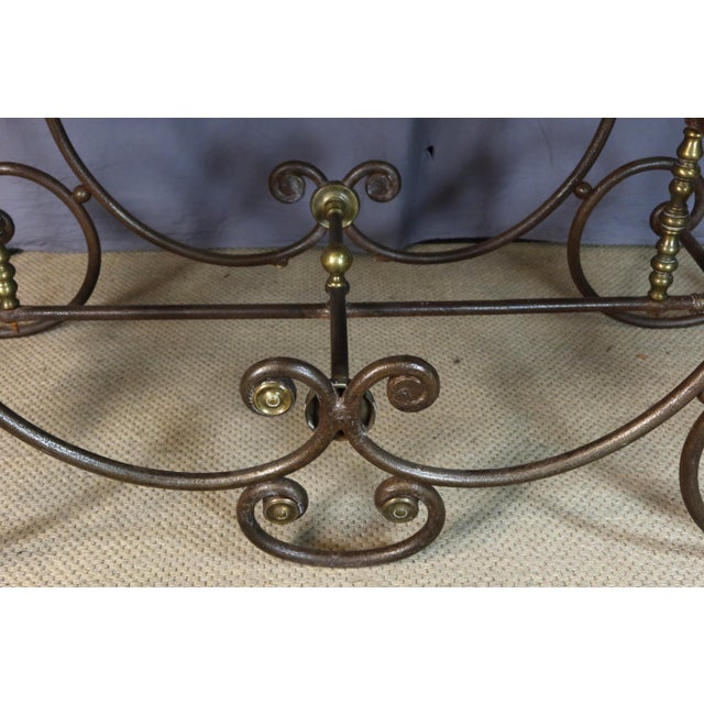Wrought Iron Serving Table For Sale - Image 6 of 11