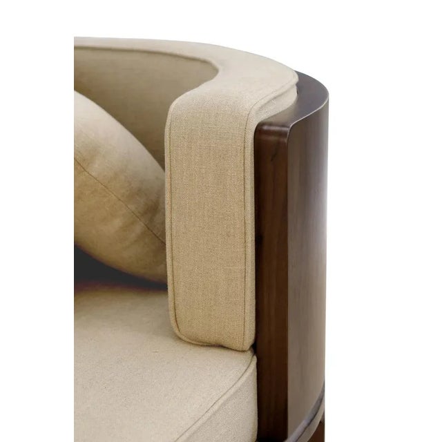 Brooks Chaise Longue by Wood Tailors Club For Sale - Image 6 of 10