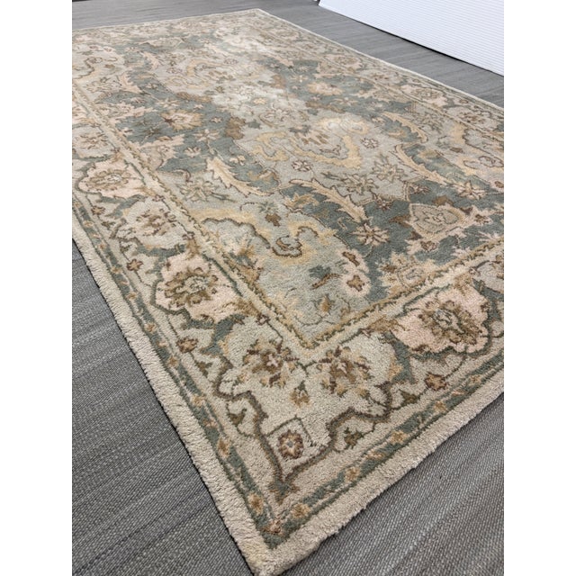 Turkish 5ft X 8ft Pottery Barn Thyme Area Rug For Sale - Image 3 of 12