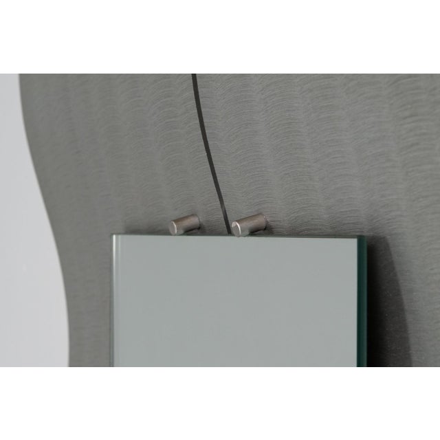 Waved Wall Mirror from Lorenzo Burchiellaro, Italy, 1975 For Sale - Image 9 of 14
