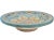 Late 19th Century Moorish Blue & Orange Judaica Ceramic Plate For Sale - Image 9 of 10