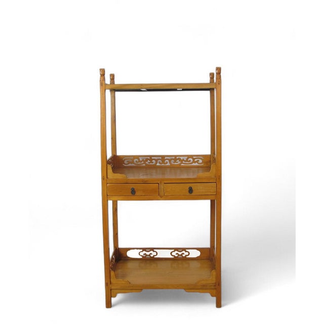 Pair Antique Chinese Etagere For Sale - Image 10 of 12