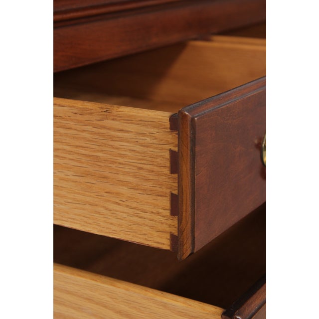Wood Councill Craftsmen Cherry 10 Drawer Dresser For Sale - Image 7 of 13