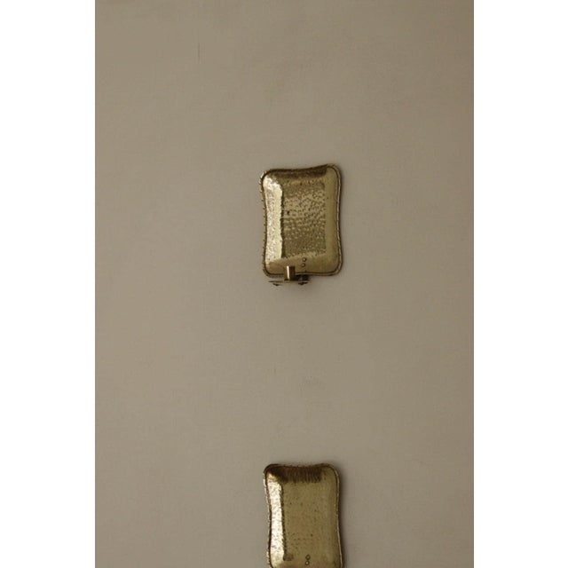 Small Swedish Brass Sconces, Set of 2 For Sale - Image 6 of 18