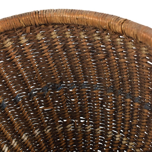 Brown Mid 20th Century Kuba Basket For Sale - Image 8 of 8