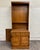 Ethan Allen Vintage Ethan Allen Heirloom Nutmeg Maple CRP Cabinet With Hutch Bookcase For Sale - Image 4 of 14