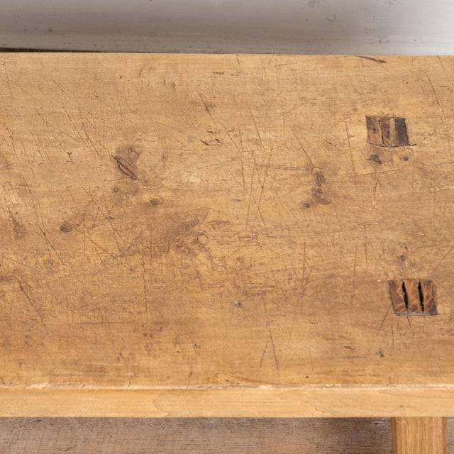 Rustic 20th Century Narrow Coffee Table or Bench For Sale - Image 6 of 11