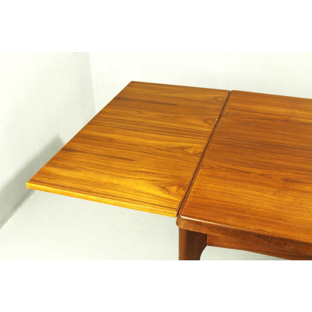 Vintage Danish Teak Dining Table by Henning Kjaernulf for Vejle Mobelfabrik, Denmark, 1960s For Sale - Image 10 of 15