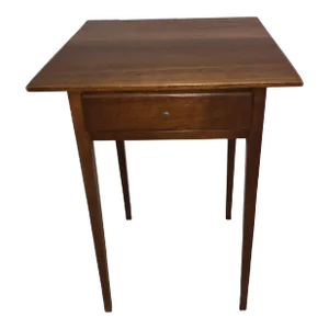 1950s Eldred Wheeler Solid Cherry Wood End Table Stand