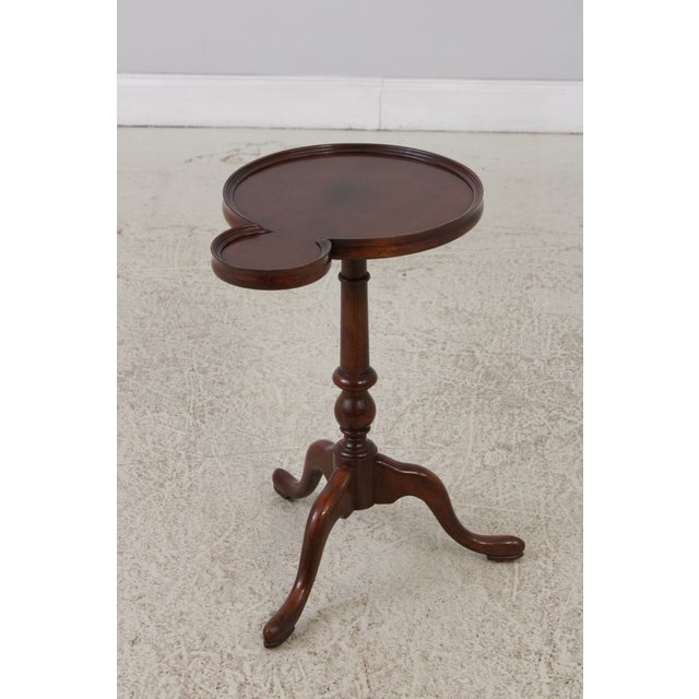 Traditional Mahogany Colonial Williamsburg Style Kettle Stand For Sale - Image 3 of 12