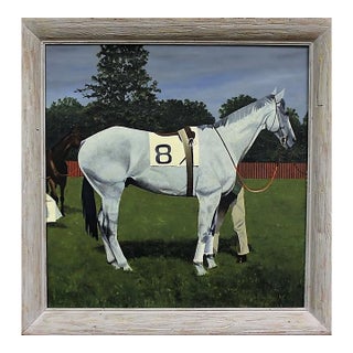 Mid 20th Century "Gray Steeplechaser #8" by Fairfield G. Coogan (1924-2024) For Sale