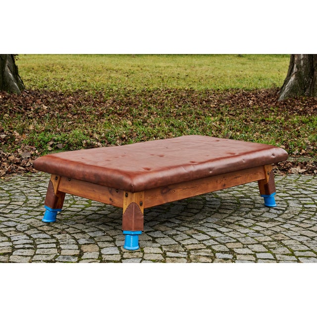 Large Gym Table in Leather, 1930 For Sale - Image 10 of 10