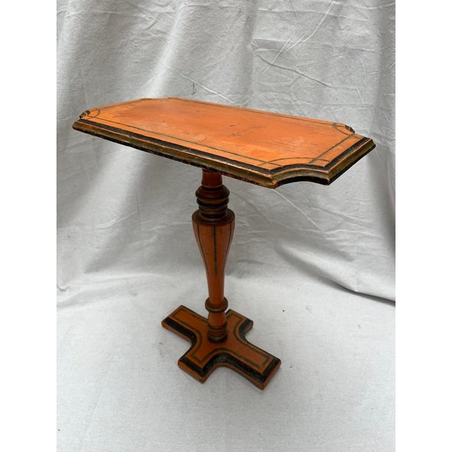 Wood Pedestal Drinks Table For Sale - Image 10 of 12