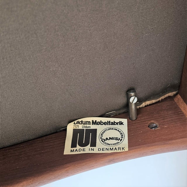 Mid-Century Modern Danish Chairs by Johannes Andersen for Uldum Møbelfabrik, 1960s, Set of 4 For Sale - Image 11 of 13