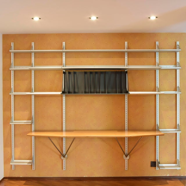 Kaos Modular Wall Shelving System in Aluminum by Antonia Astori for Driade, 1990s For Sale - Image 11 of 12