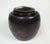 Rustic Mid 20th Century Covered Brown Pottery Jar For Sale - Image 3 of 9