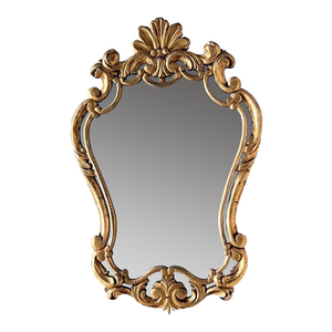 Early 20th French Empire Period Carved Gilt Wood Mirror
