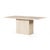 Four Hands Arum Dining Table - Cream Marble For Sale - Image 4 of 11