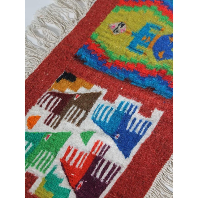 Hand-Woven Rug, Tunisia, 1960s, in Flawless conditions. Designed 1960 to 1969